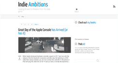 Desktop Screenshot of indieambitions.com