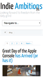 Mobile Screenshot of indieambitions.com